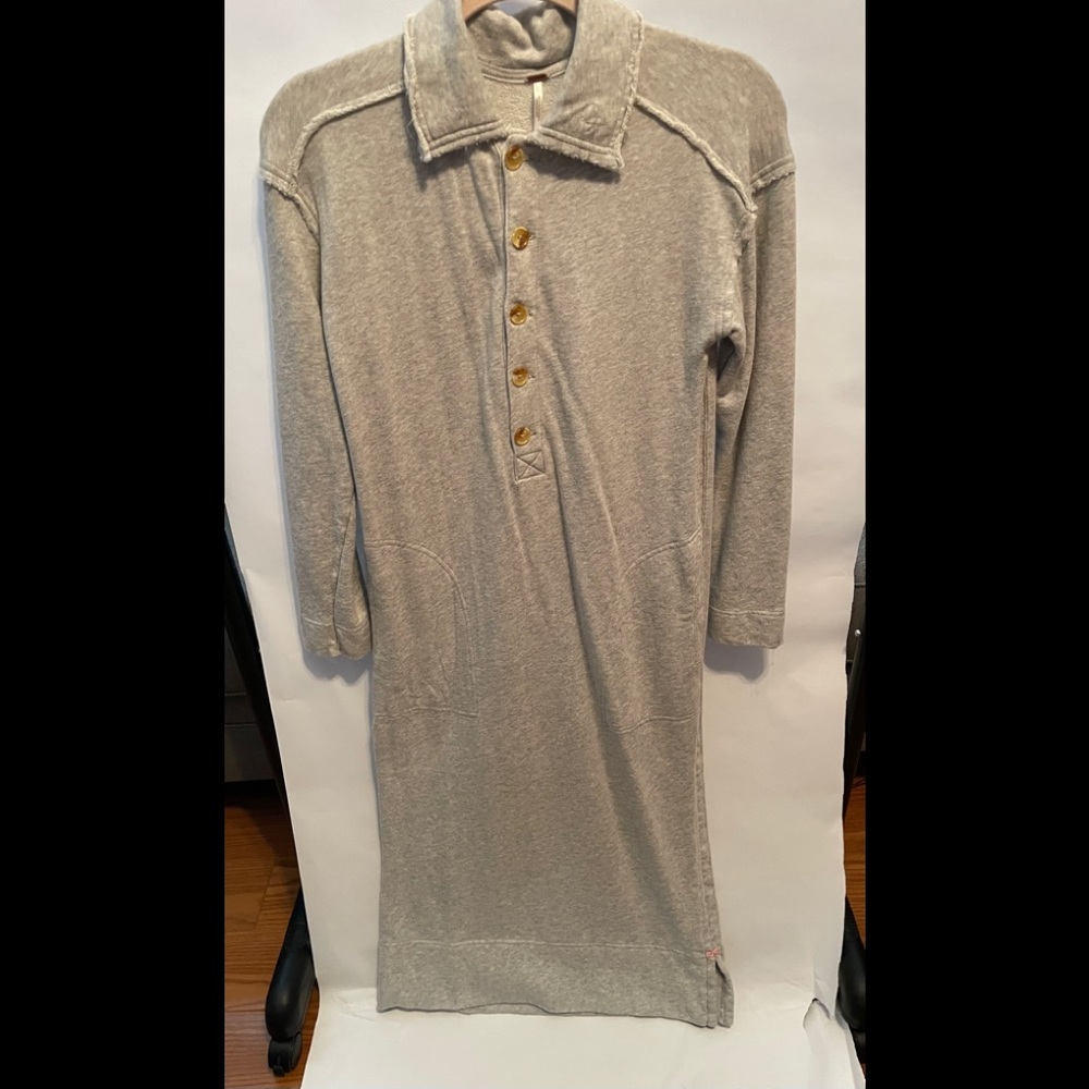 Free People sweatshirt material midi dress size XS